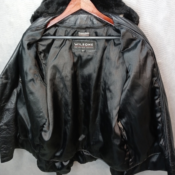 Wilsons Women's Leather double breasted, belted Ja - Picture 3 of 9